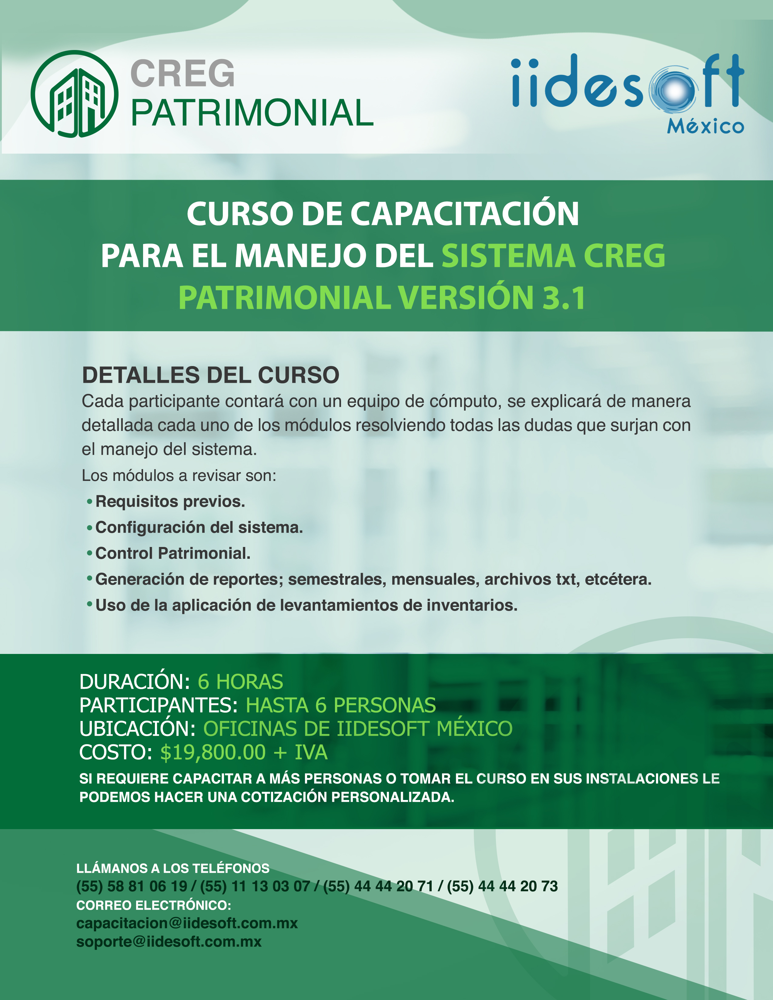 Curso CREG Patrimonial